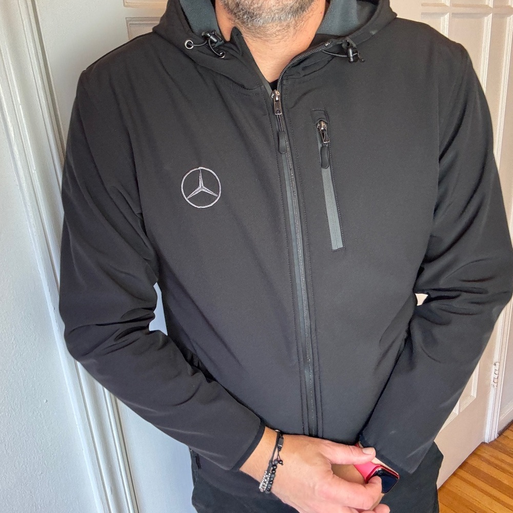 Mercedes Benz Men's Black Jacket